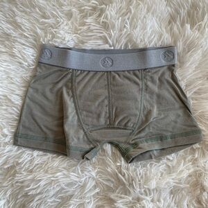 Petit Bateau Kids Olive Green Boxer Briefs